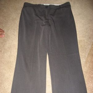 Womens Gray ANN TAYLOR LOFT Dress Pants 14